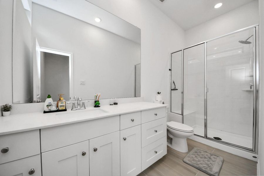 Furnished interior view inside a new home in The Trails, New Caney (Image 11).