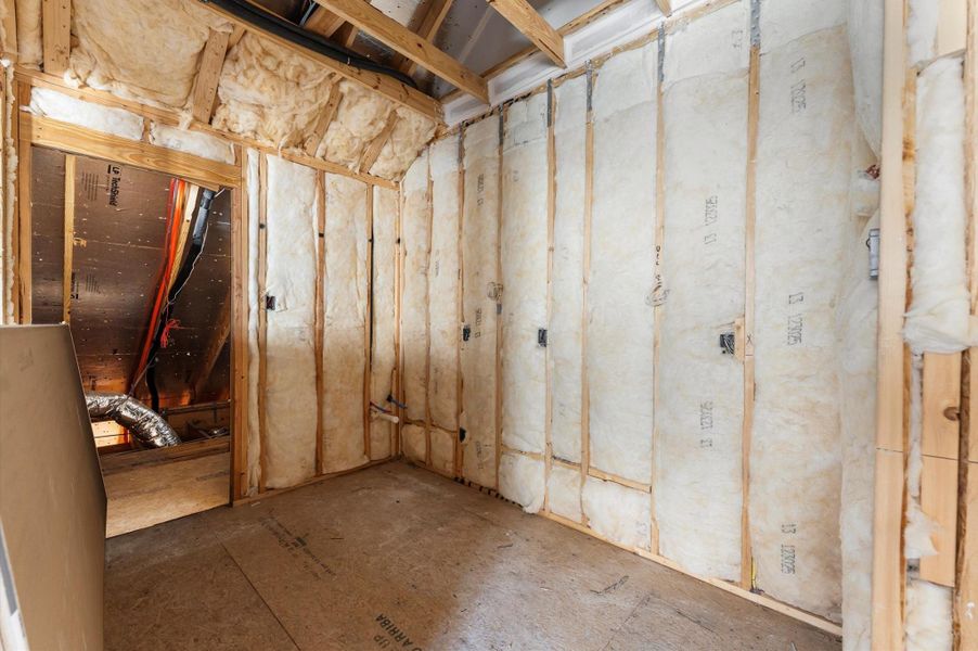 Office area or flex space on the third level.