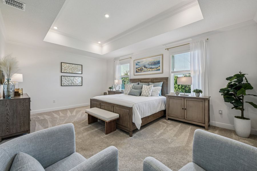 Representative furnished interior of a home built from the Sienna by Maronda Homes in North Port, North Port (Image 16).