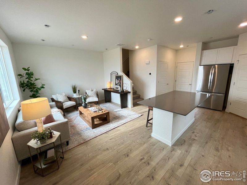 Furnished interior view inside a new home in Liberty Draw, Evans (Image 4).