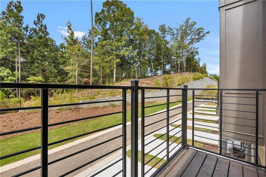 Exterior details and patio area of a home in Echo Park, Suwanee (Image 2). Exterior details and patio area of a home in Echo Park, Suwanee (Image 2).
