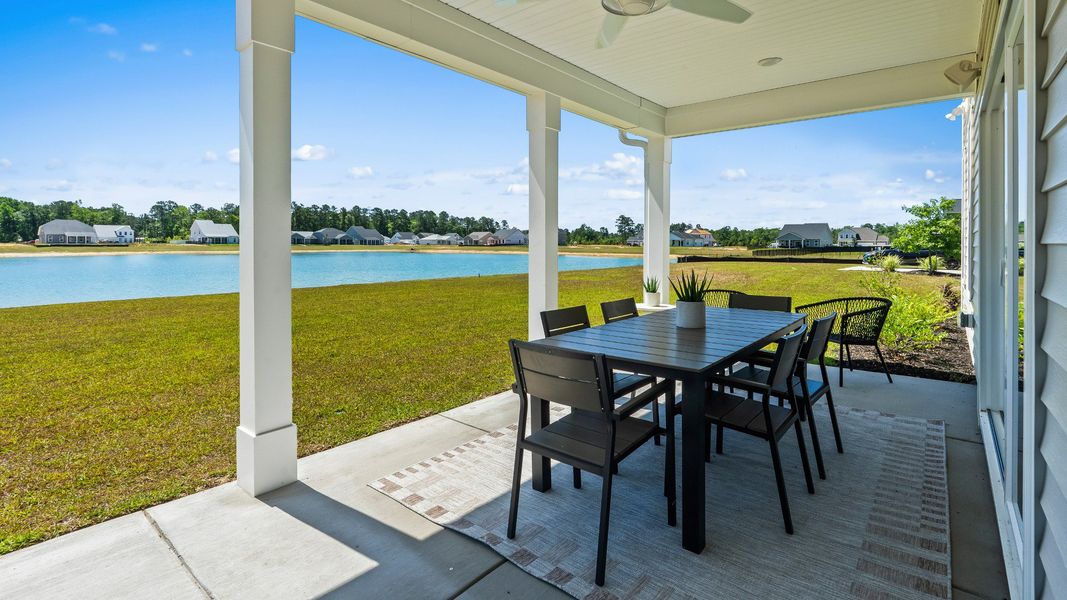 Representative furnished interior of a home built from the Lighthouse by DRB Homes in Chestnut Farms, Longs (Image 8).