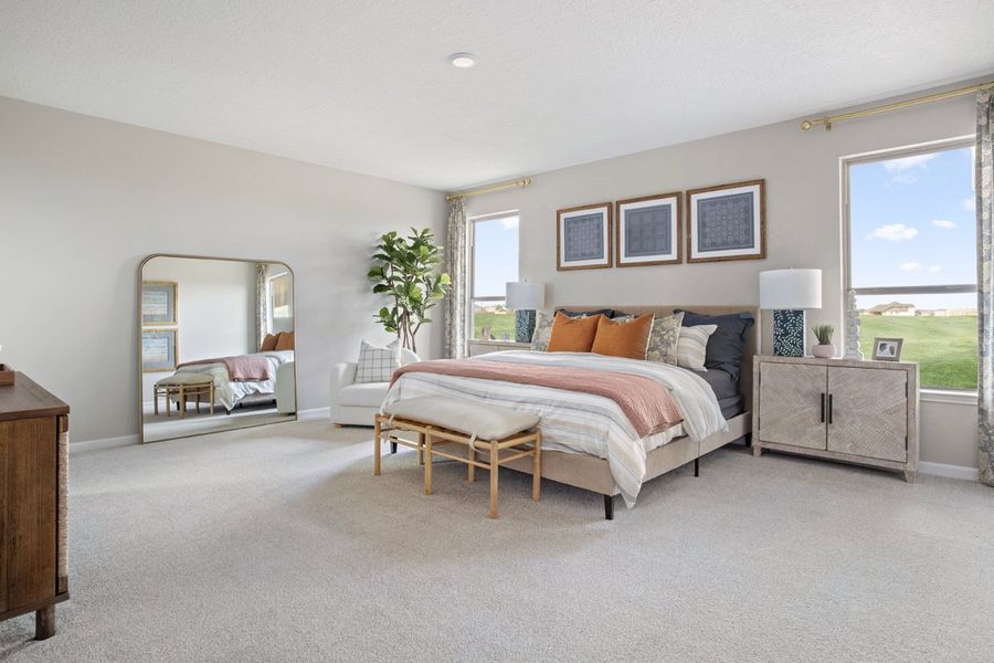 Representative furnished interior of a home built from the 2130 by KB Home in Olympia Falls, Fresno (Image 10). Representative furnished interior of a home built from the 2130 by KB Home in Olympia Falls, Fresno (Image 10).