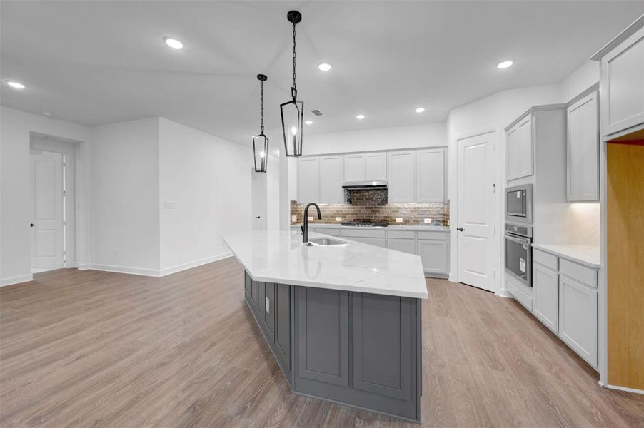 Furnished interior view inside a new home in Riceland 50’ Alley Load Homesites, Mont Belvieu (Image 11).