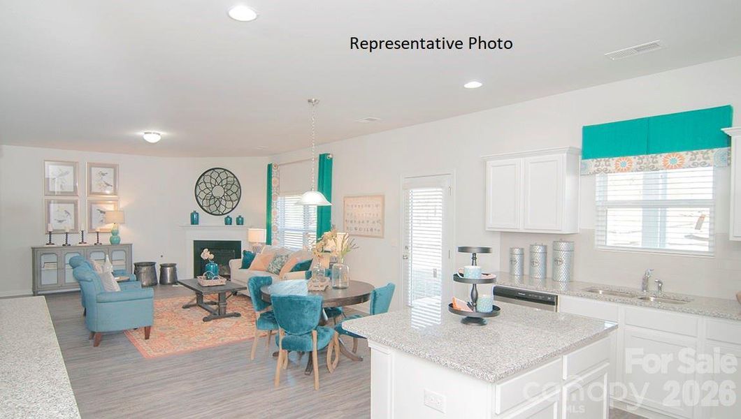 Furnished interior view inside a new home in Wallace Springs, Statesville (Image 27).