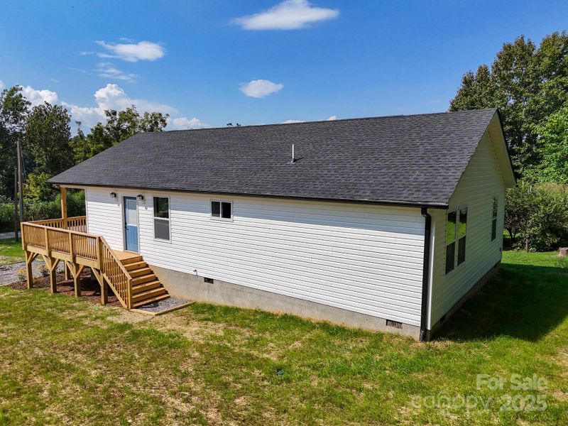 Front exterior of a new home in , Asheville, NC, highlighting curb appeal (Image 22).