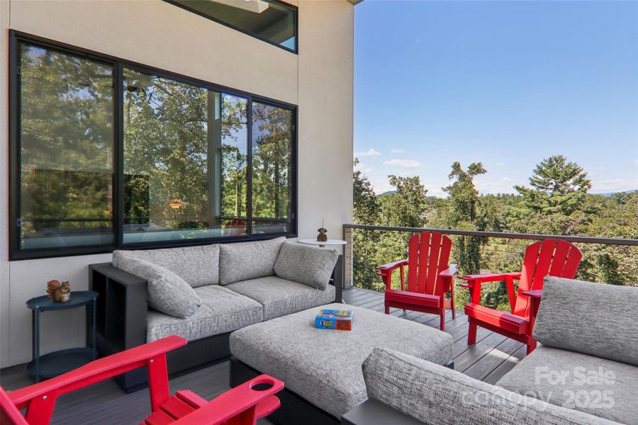 Furnished interior view inside a new home in , Hendersonville (Image 32).