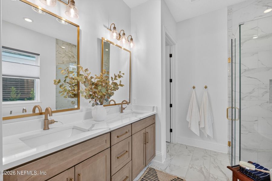 Furnished interior view inside a new home in , Ponte Vedra (Image 39).