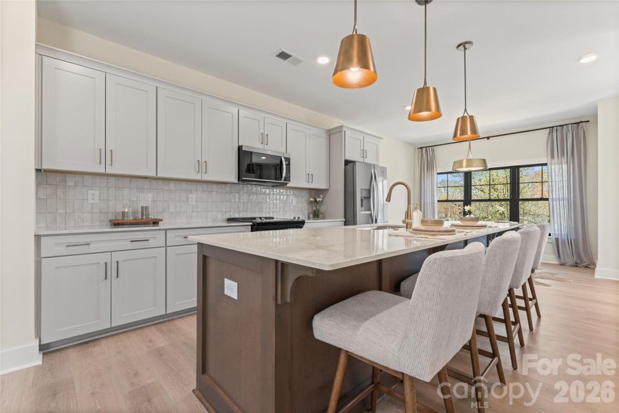 Furnished interior view inside a new home in , Huntersville (Image 5).