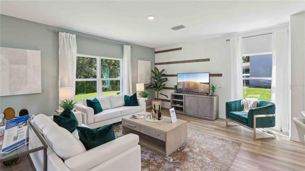 Furnished interior view inside a new home in Sandal Key, Weeki Wachee (Image 3).
