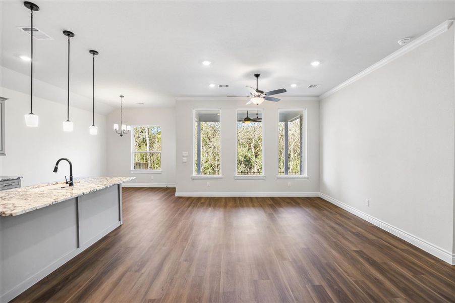 Spacious, unfurnished interior of a new home in Lexington Heights, Willis (Image 25). Spacious, unfurnished interior of a new home in Lexington Heights, Willis (Image 25).