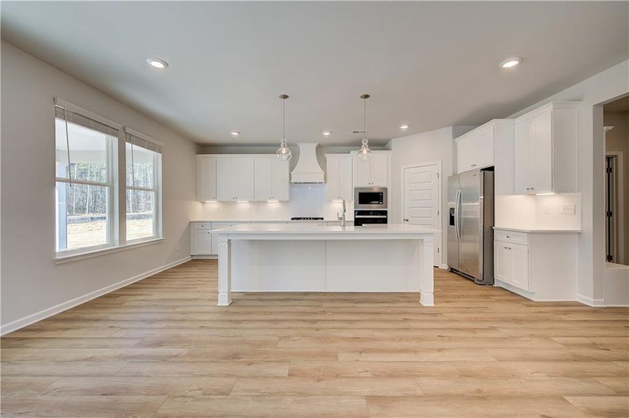 Furnished interior view inside a new home in Riverbend Overlook, Fayetteville (Image 6).
