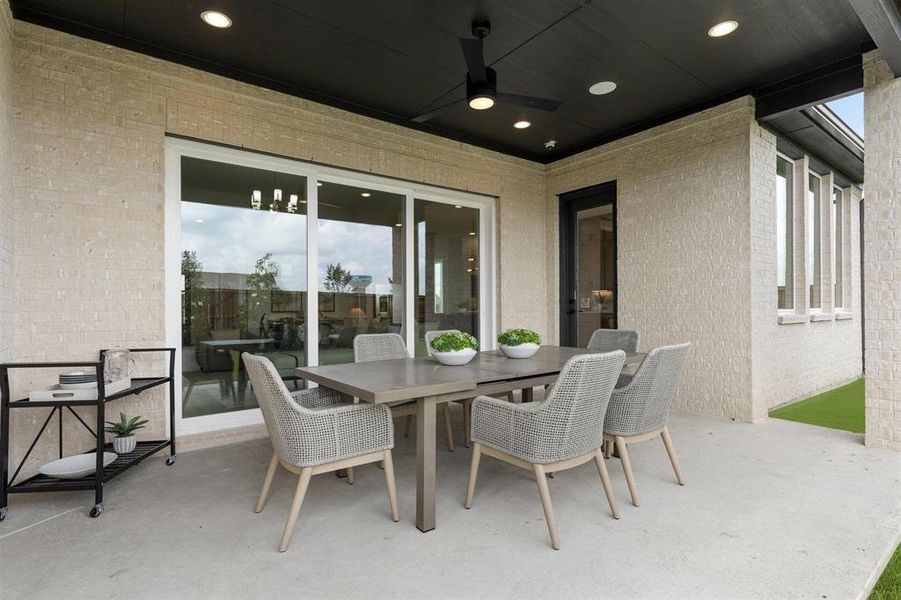 Exterior details and patio area of a home in , Rockwall (Image 3). Exterior details and patio area of a home in , Rockwall (Image 3).