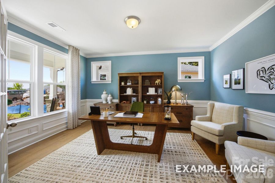 Furnished interior view inside a new home in Windgate, Mooresville (Image 16).