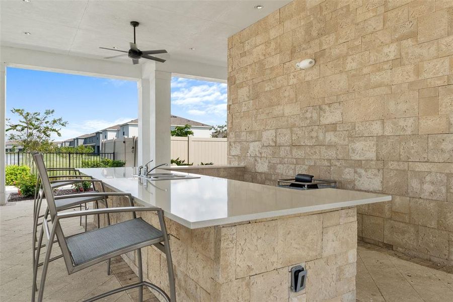 Exterior details and patio area of a home in , Apollo Beach (Image 21). Exterior details and patio area of a home in , Apollo Beach (Image 21).