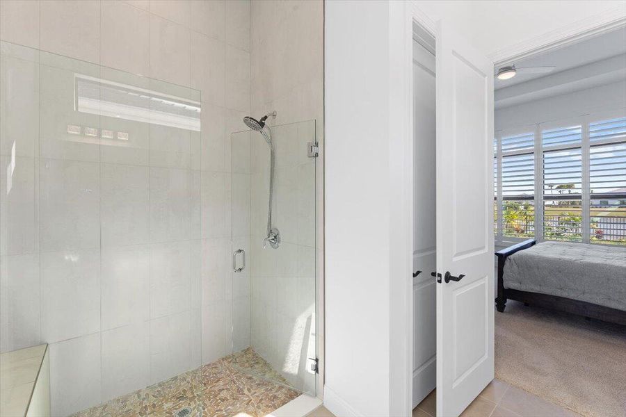 Master walk in shower Master walk in shower