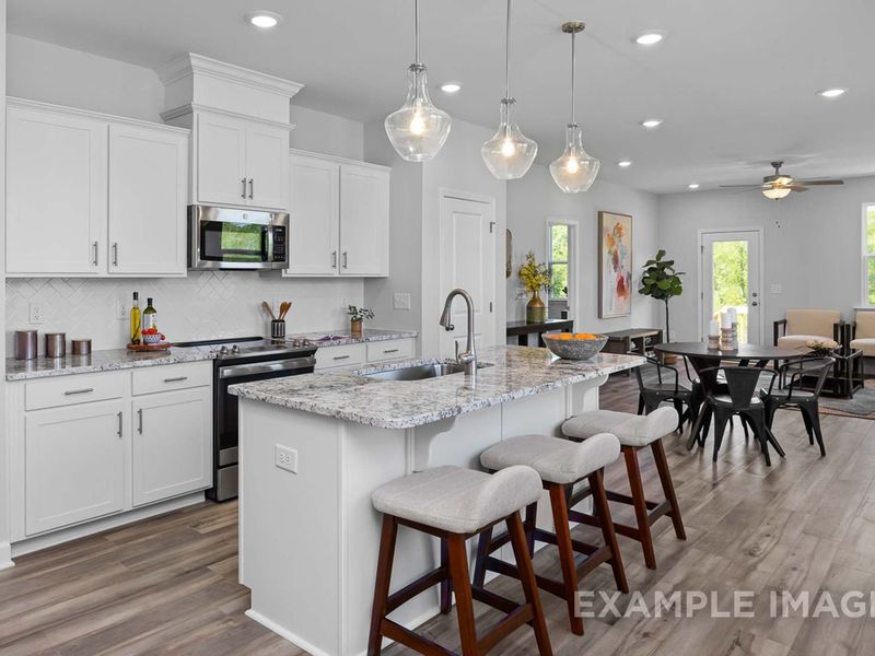 Representative furnished interior of a home built from the The Carter B by Davidson Homes LLC in Wellers Knoll, Lillington (Image 6).