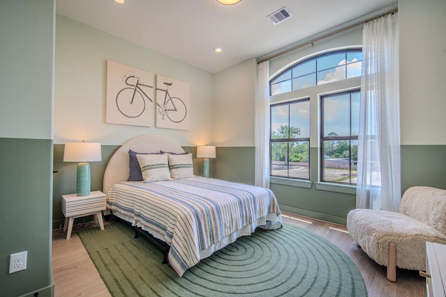 Furnished interior view inside a new home in Spring Valley Creek, Houston (Image 28).