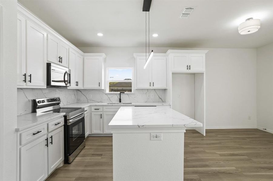 Furnished interior view inside a new home in , Gun Barrel City (Image 5). Furnished interior view inside a new home in , Gun Barrel City (Image 5).