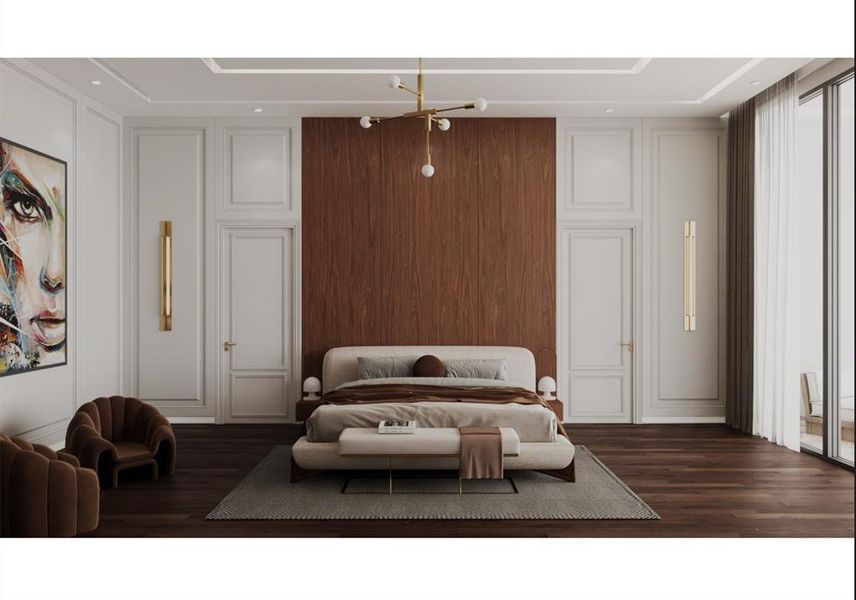 Furnished interior view inside a new home in , Frisco (Image 12).