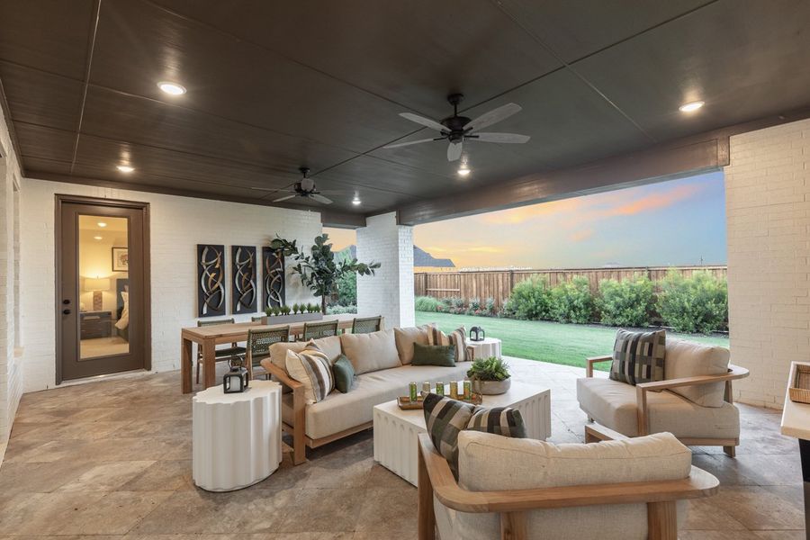 Representative Patio - some options shown Representative Patio - some options shown
