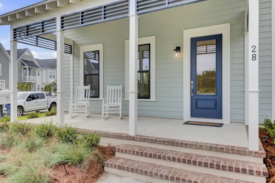 Exterior details and patio area of a home in , Summerville (Image 4). Exterior details and patio area of a home in , Summerville (Image 4).