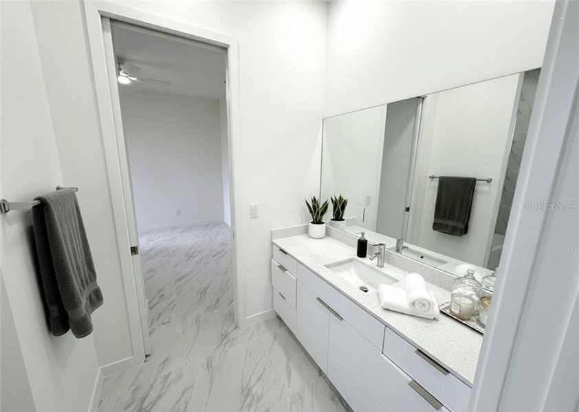 Furnished interior view inside a new home in , Cape Coral (Image 13).