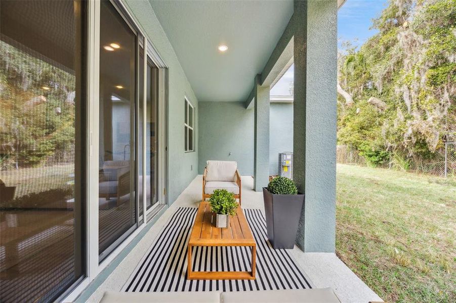Exterior details and patio area of a home in Terra Haven, St. Cloud (Image 27).