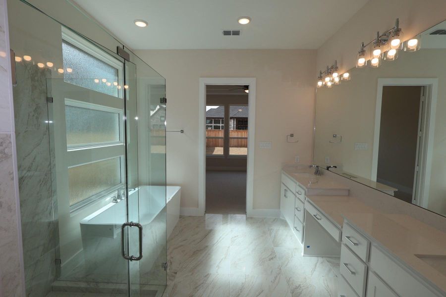 Furnished interior view inside a new home in Dunham Pointe, Cypress (Image 6). Furnished interior view inside a new home in Dunham Pointe, Cypress (Image 6).