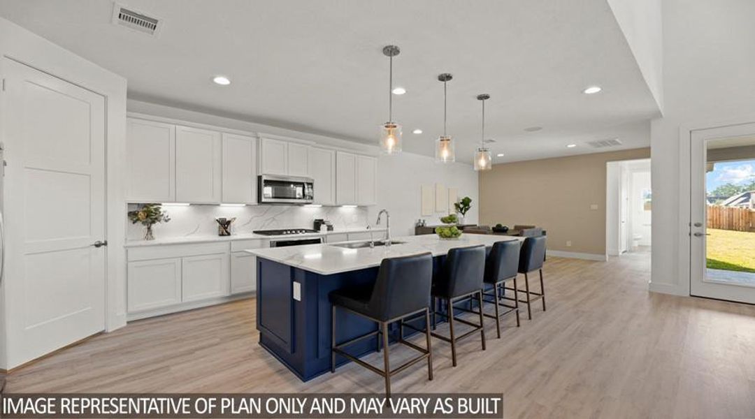Furnished interior view inside a new home in River Ranch Estates, Dayton (Image 16).