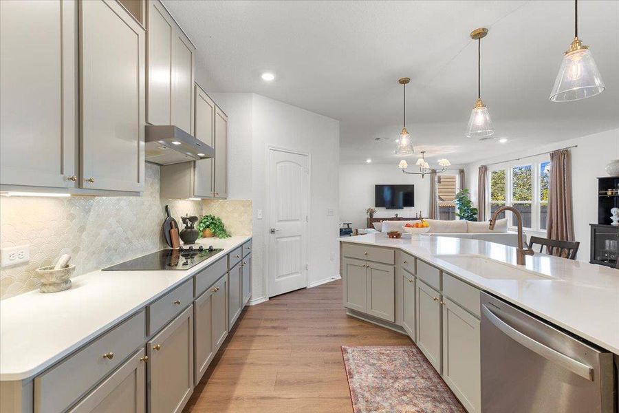 Furnished interior view inside a new home in , Austin (Image 8). Furnished interior view inside a new home in , Austin (Image 8).