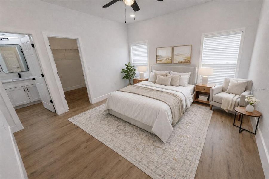 Furnished interior view inside a new home in , Citrus Springs (Image 5). Furnished interior view inside a new home in , Citrus Springs (Image 5).