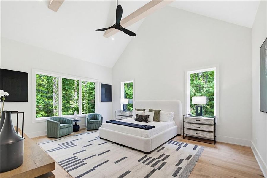 Furnished interior view inside a new home in , Atlanta (Image 17). Furnished interior view inside a new home in , Atlanta (Image 17).
