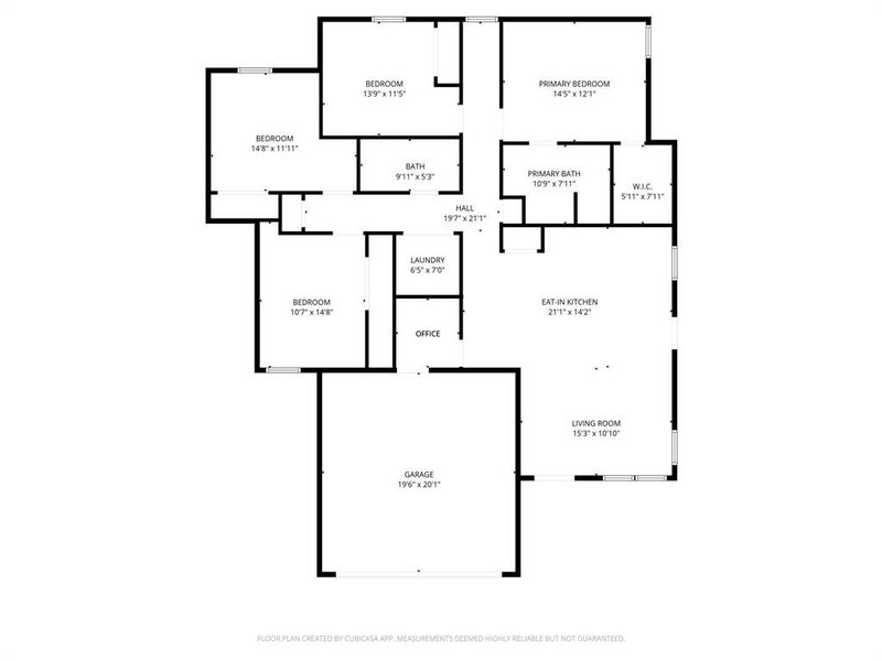 2D floor plan layout of this home in , West Tawakoni, TX (Image 5).