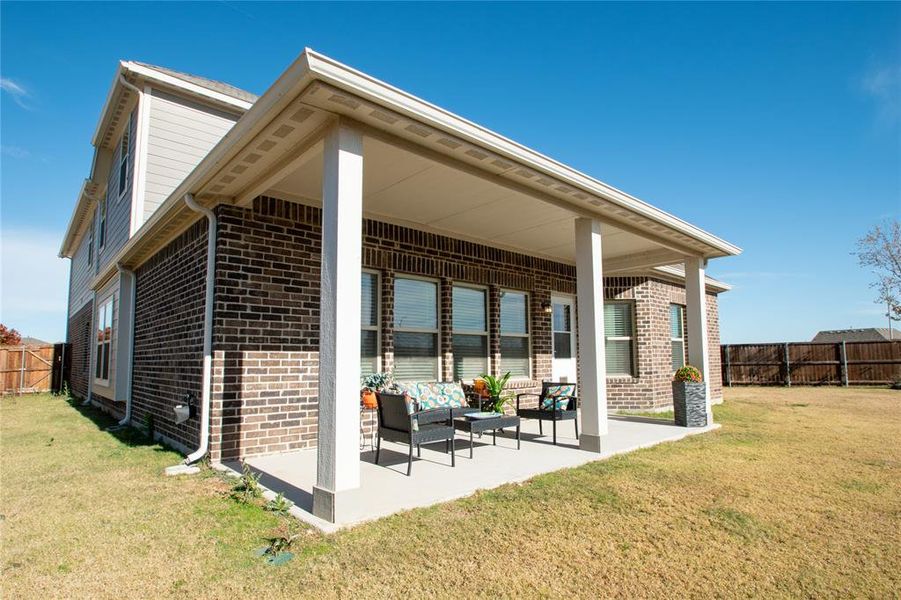 Exterior details and patio area of a home in , Fort Worth (Image 25). Exterior details and patio area of a home in , Fort Worth (Image 25).