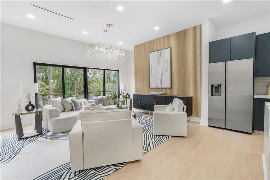 Furnished interior view inside a new home in , Decatur (Image 15).