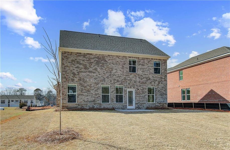 Exterior details and patio area of a home in Bowers Farm, McDonough (Image 17).