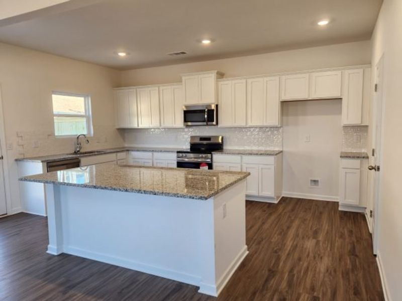 Representative furnished interior of a home built from the Boxwood Townhome by Piedmont Residential in The Retreat at Browns Ridge, Newnan (Image 5).