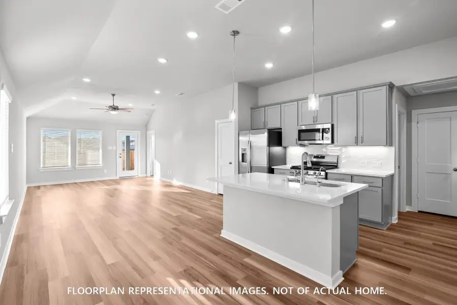 Furnished interior view inside a new home in Ambrose, La Marque (Image 9).