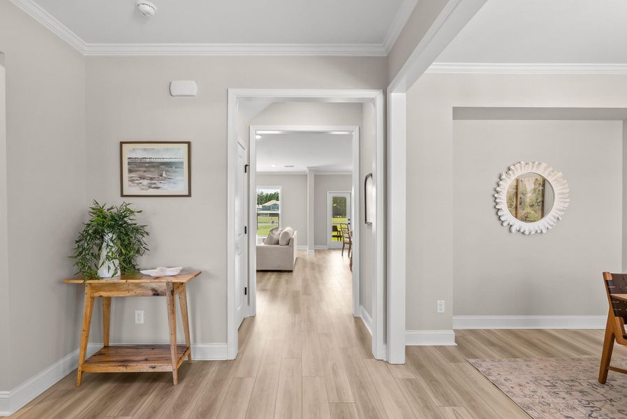 Furnished interior view inside a new home in Sea Island Preserve, Johns Island (Image 6). Furnished interior view inside a new home in Sea Island Preserve, Johns Island (Image 6).