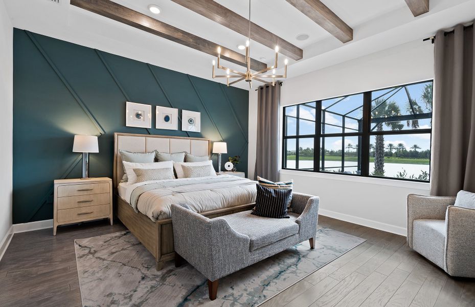Furnished interior view inside a new home in Del Webb Naples, Immokalee (Image 12).
