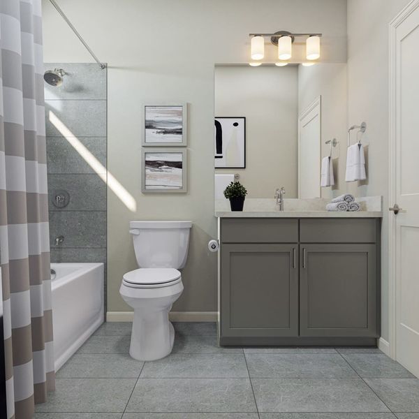 Representative furnished interior of a home built from the 3502 by Tri Pointe Homes in Sterling Ranch, Littleton (Image 18).