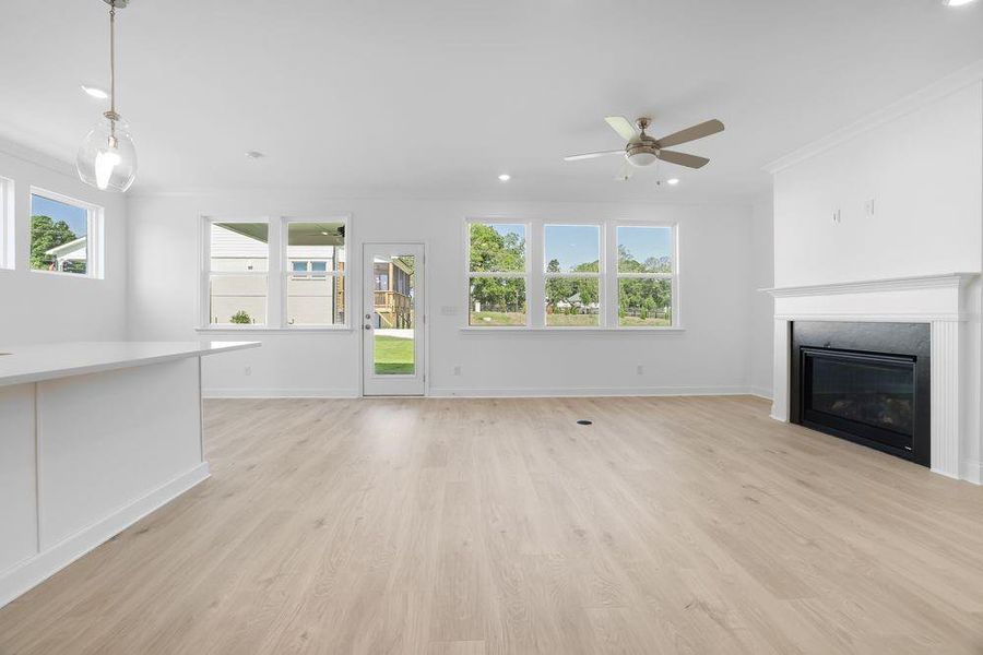 Spacious, unfurnished interior of a new home in Oakmead, Buford (Image 23). Spacious, unfurnished interior of a new home in Oakmead, Buford (Image 23).