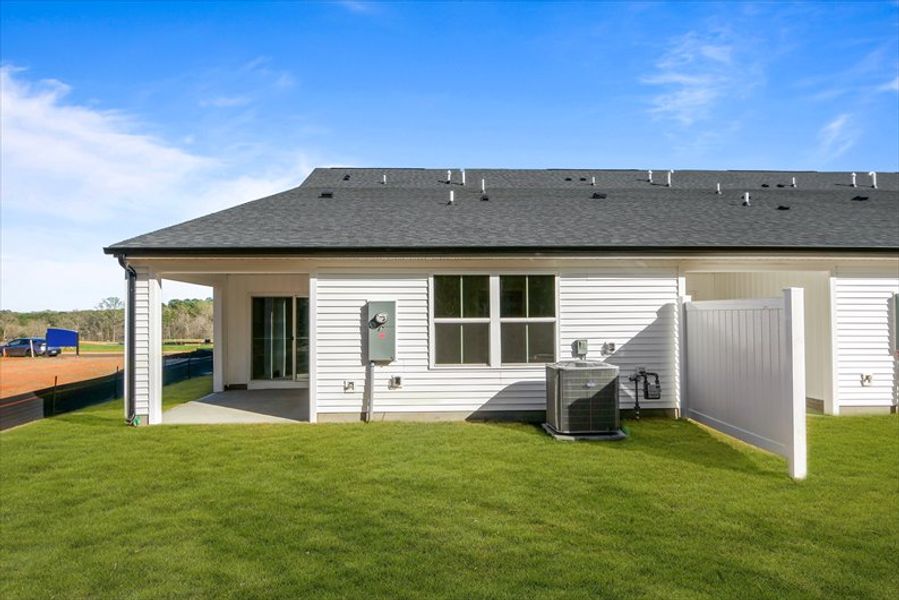 Exterior details and patio area of a home in Beech Glen, Anderson (Image 14). Exterior details and patio area of a home in Beech Glen, Anderson (Image 14).