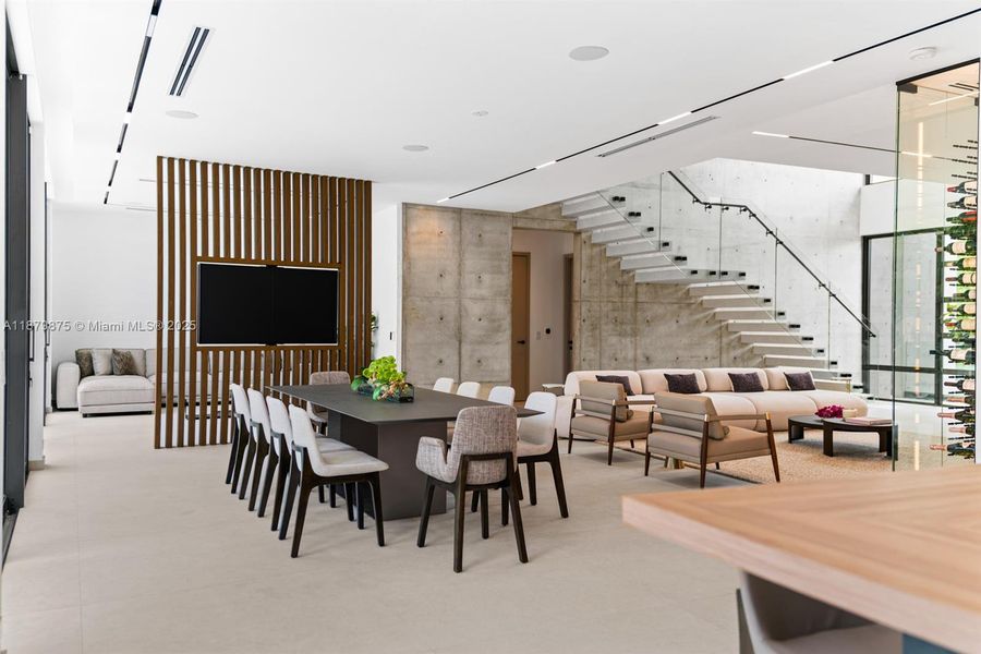 Furnished interior view inside a new home in , Miami Shores (Image 32).