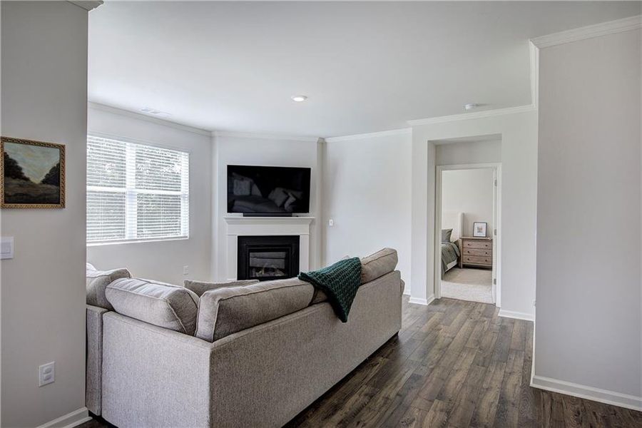 Furnished interior view inside a new home in , Cartersville (Image 42).
