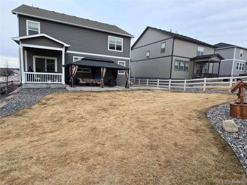 Exterior details and patio area of a home in , Castle Rock (Image 20).