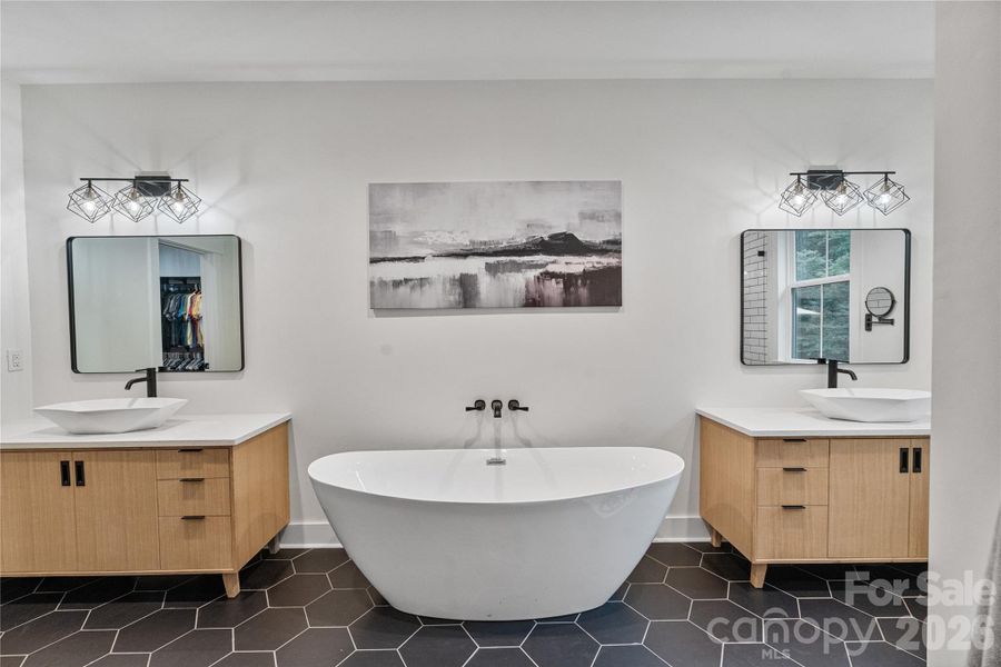 Furnished interior view inside a new home in , York (Image 13).