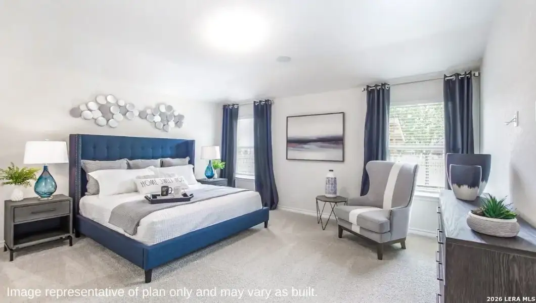 Furnished interior view inside a new home in , Cibolo (Image 13).
