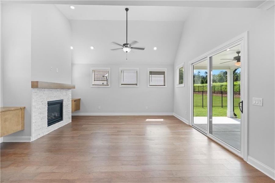Spacious, unfurnished interior of a new home in Promenade at Sawnee Village, Cumming (Image 22).